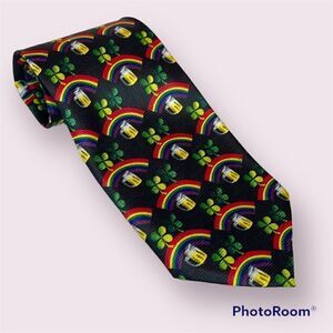 AESOP Vintage Clover & Beer St. Patrick's Day Tie